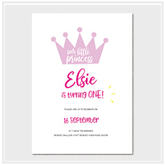 baby shower 100 days invitation kid's birthday party hong kong