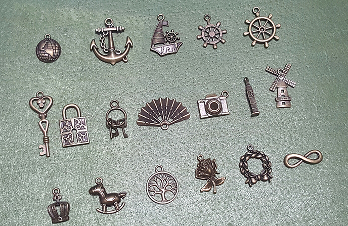 destination wedding invitation charms