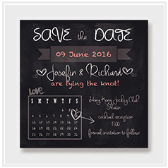 personalized black board students save the date wedding invitation card hong kong