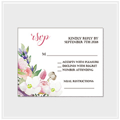 personalized handdrawn watercolor garden flower wedding invitation card hong kong