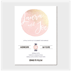 personalized handdrawn watercolor garden flower wedding invitation card hong kong