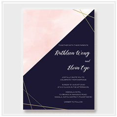 personalized styled wedding invitation card hong kong