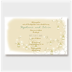 personalized handdrawn watercolor garden flower wedding invitation card hong kong