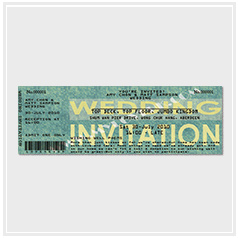 personalized ticket theme wedding invitation card hong kong