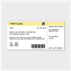 personalized destination travel theme wedding invitation card hong kong