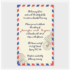 personalized mailing destination travel theme wedding invitation card hong kong