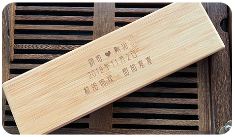 personalized engrave chopsticks for wedding events and corporate gifts